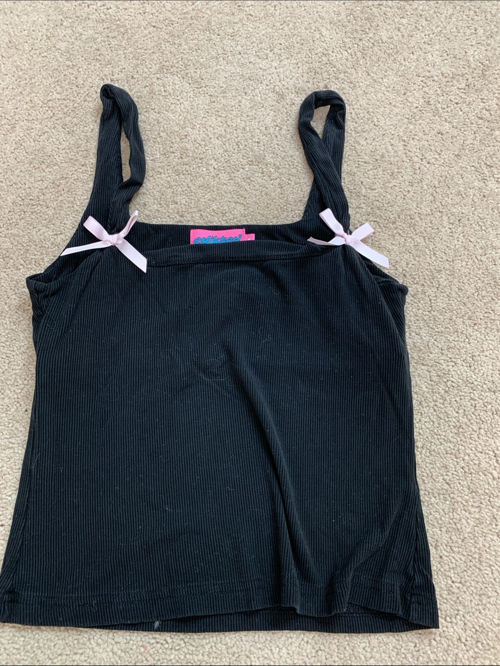 Edikted black tank top size S
